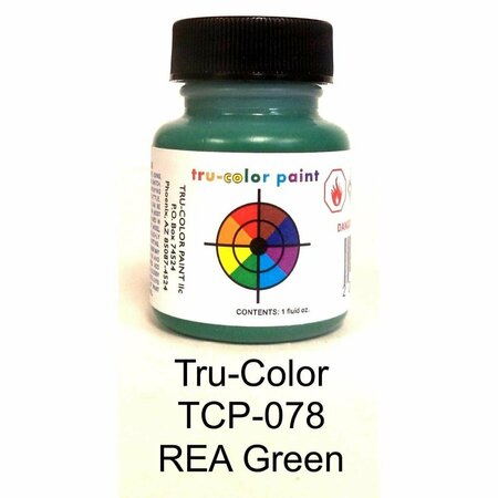 TRU-COLOR PAINT 1 oz Rea Green Railroad Color Acrylic Paint TCP078